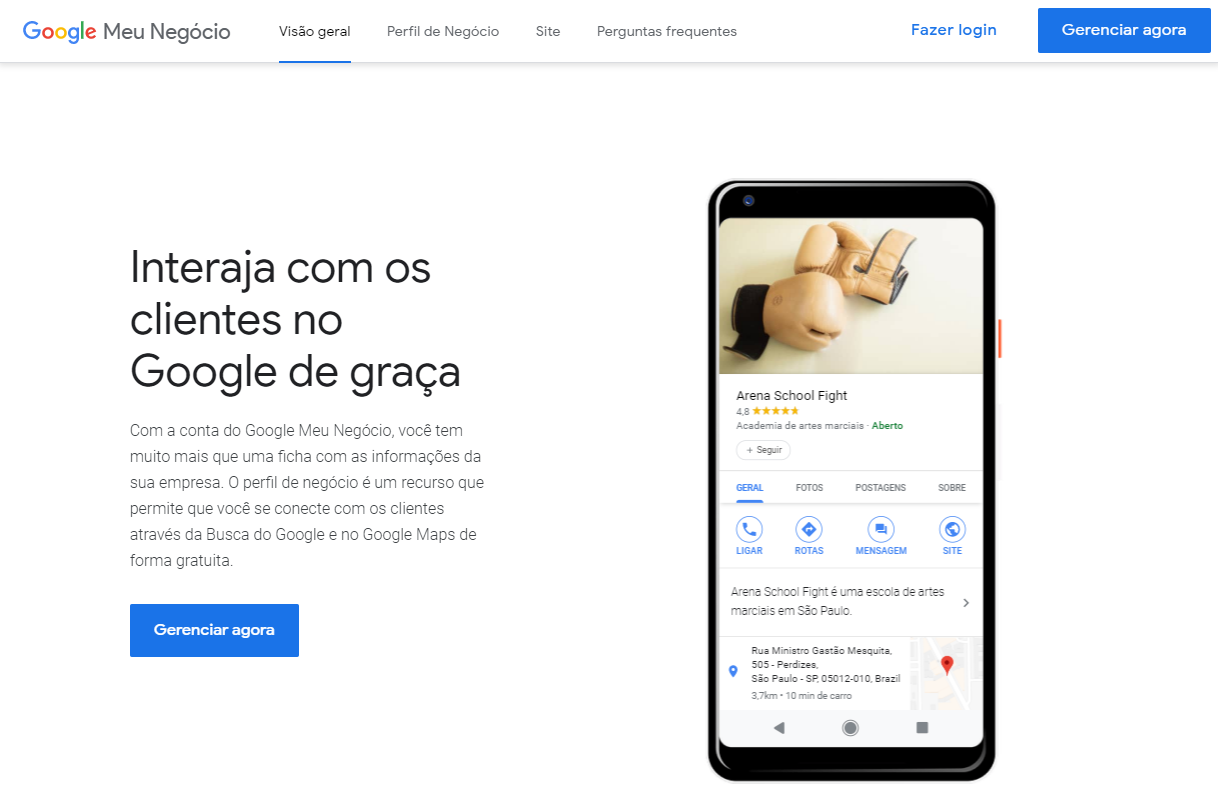 Endereço e Informações da Empresa